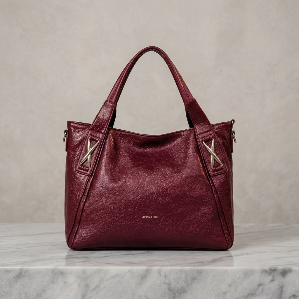 Women Luxe Leather Shoulder Bag