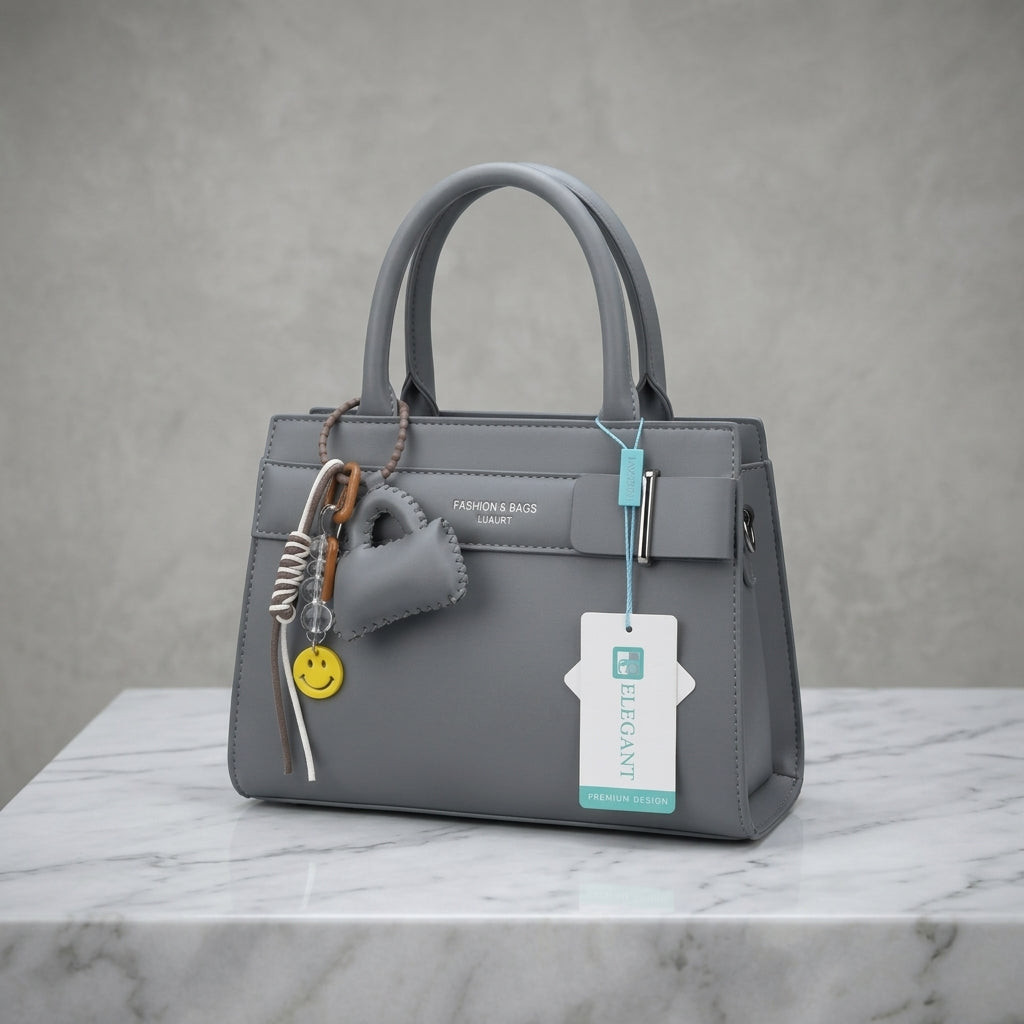 Elegant Luxe Structured Women Satchel Handbag