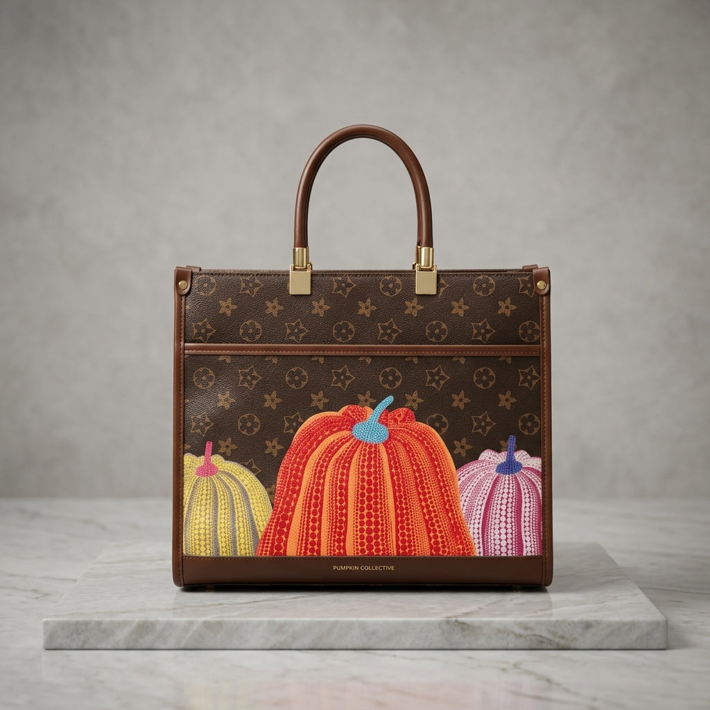 Luxe Signature Print Tote Bag