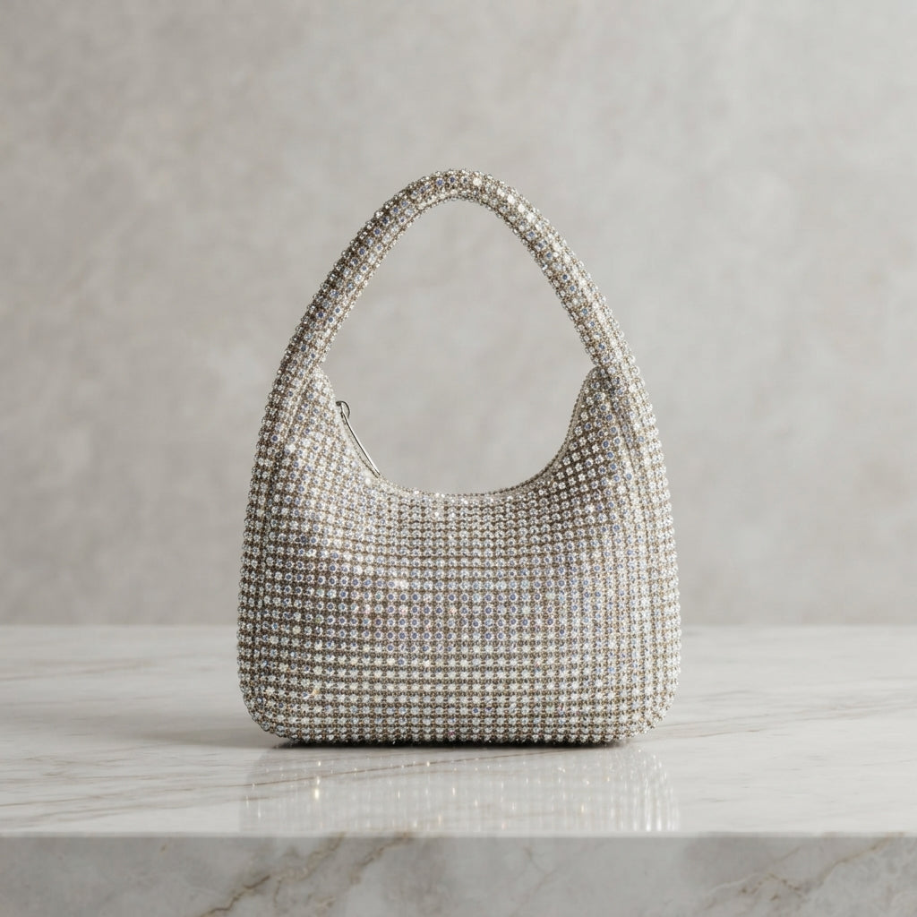 Glamorous Rhinestone Crystal Shoulder Bag