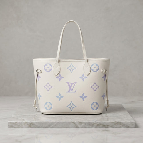 Blush Monogram Everyday Tote Bag
