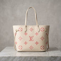 Blush Monogram Everyday Tote Bag