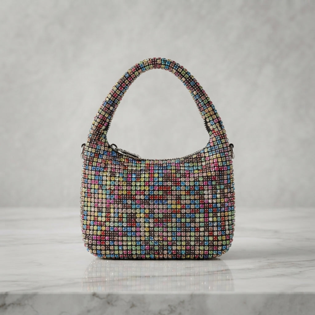 Glamorous Rhinestone Crystal Shoulder Bag