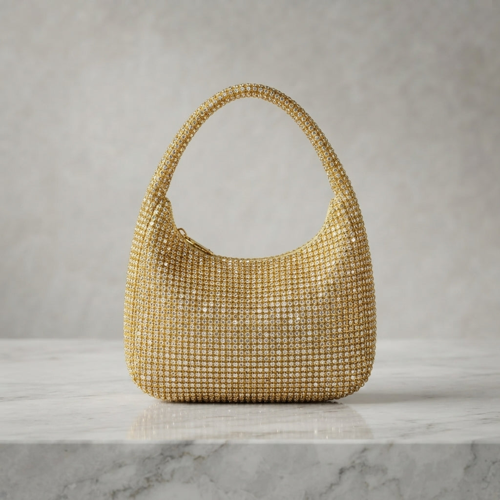 Glamorous Rhinestone Crystal Shoulder Bag