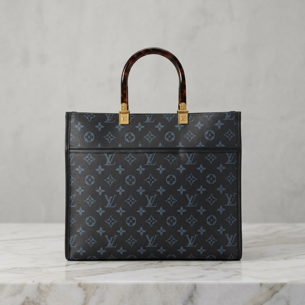 Luxe Signature Print Tote Bag