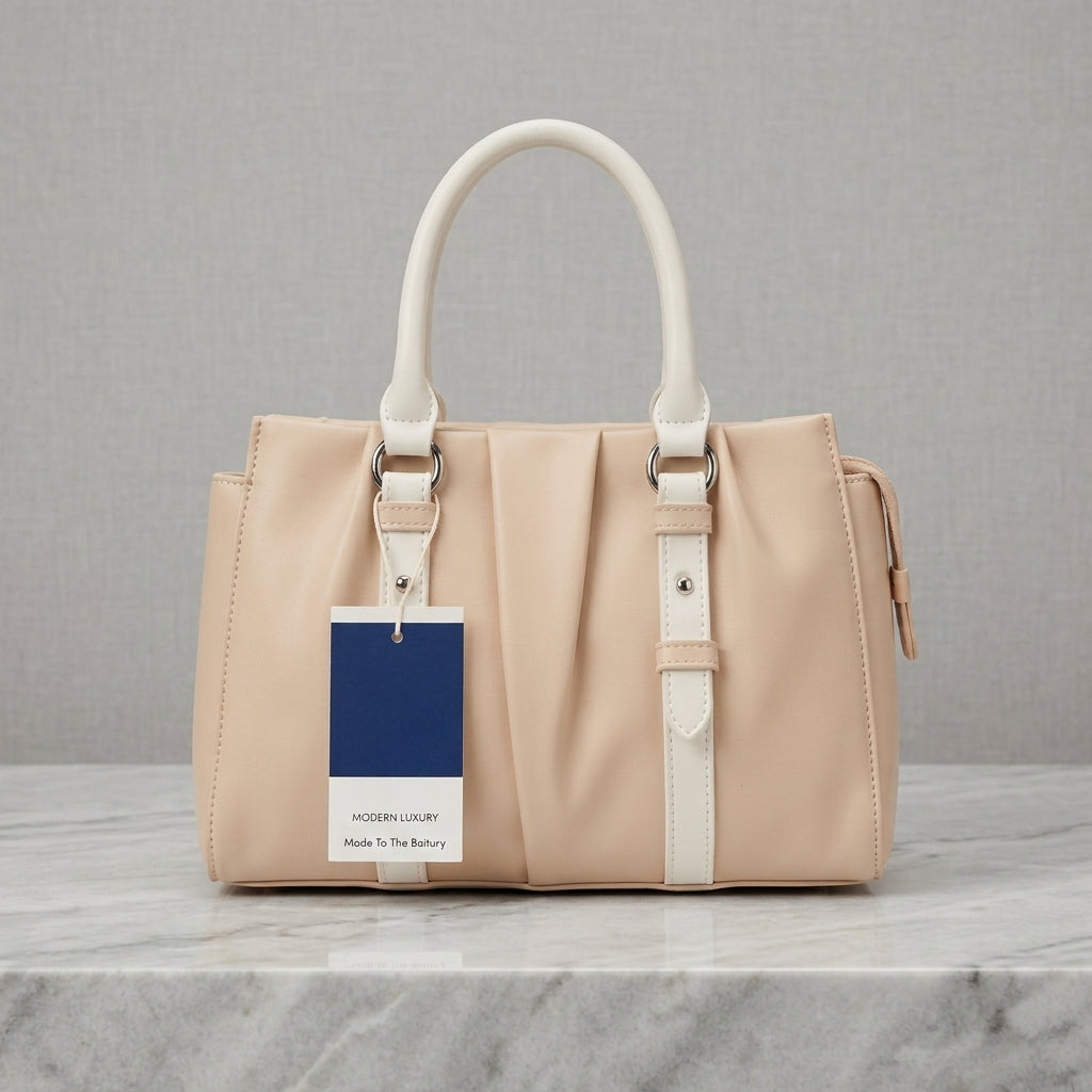 Elegant Pleated Luxe Handbag