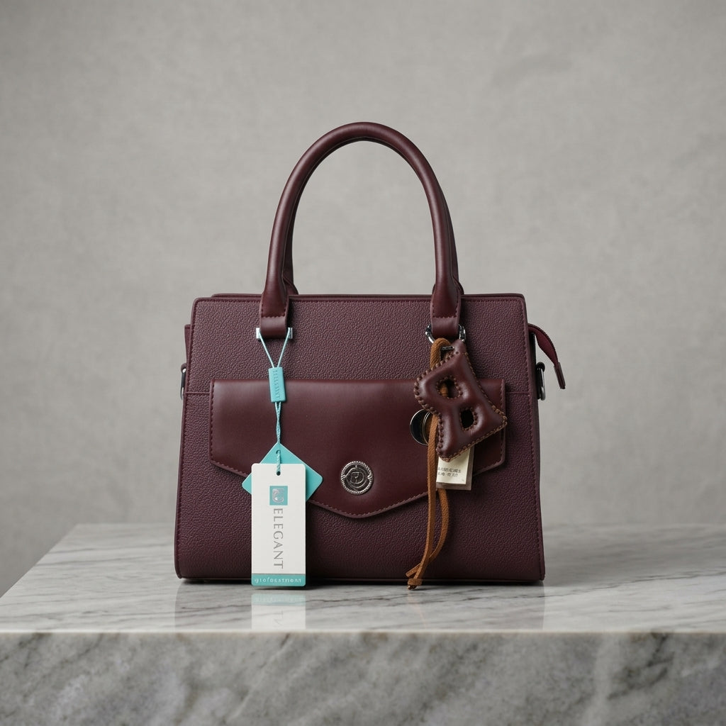 Luxe Charm Structured Women Satchel Hand Bag