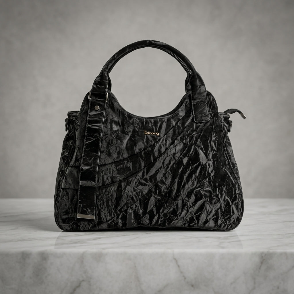 Luxe Crinkle Women Shoulder Bag