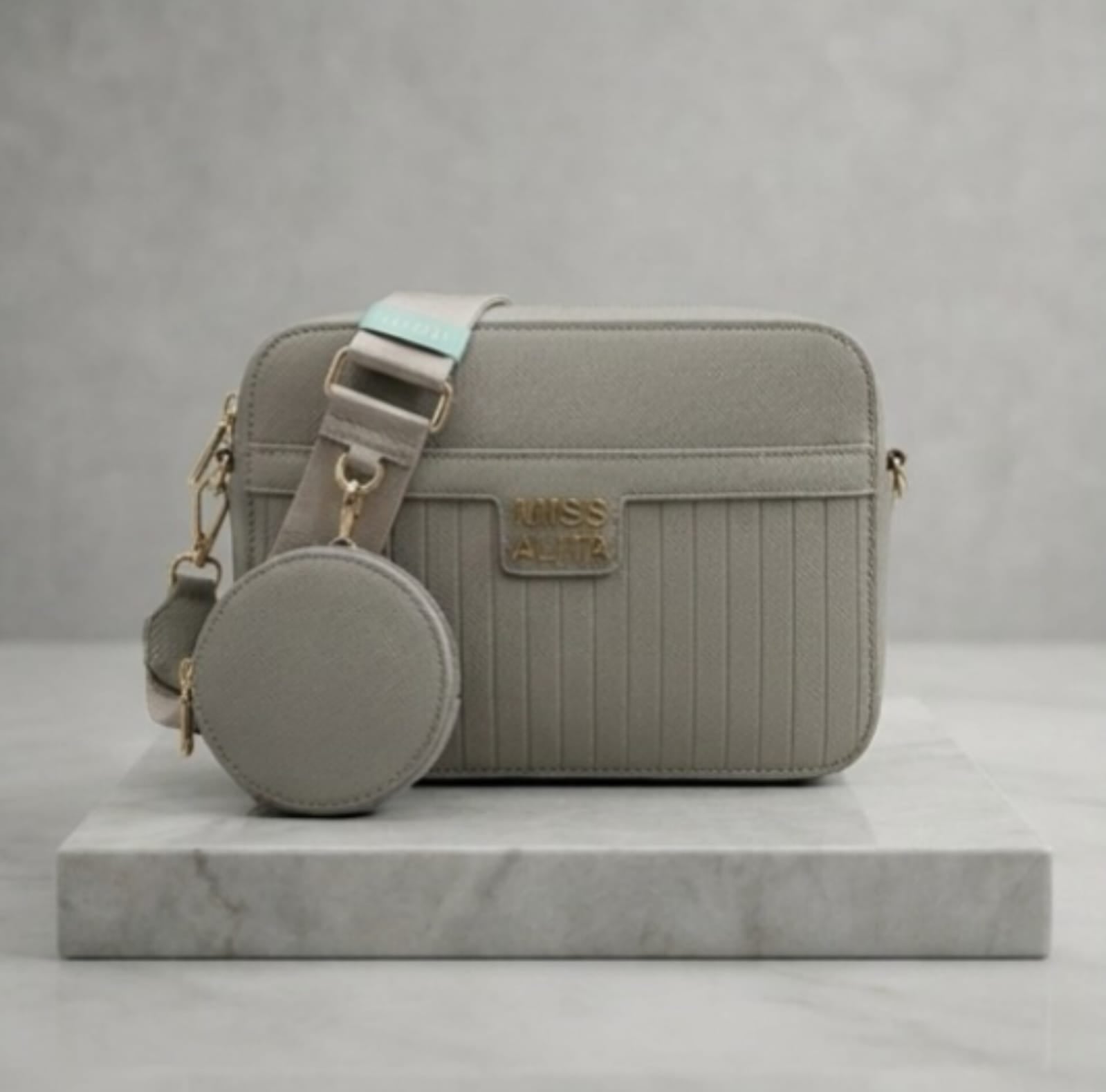 Women’s Premium Grey Crossbody Bag